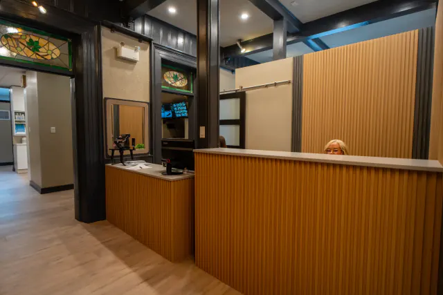 Reception desk at My New Teeth