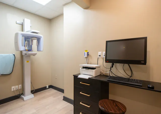 Digital panoramic dental X-ray room at My New Teeth