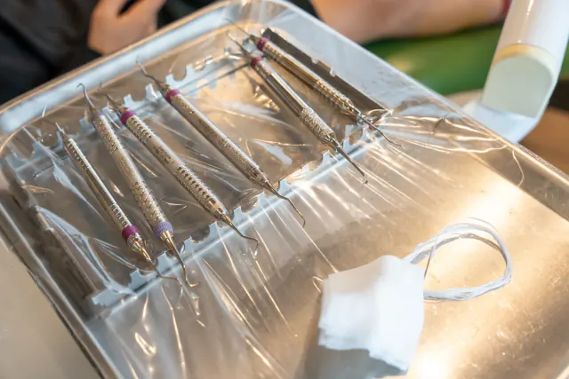 Prepared dental instruments at My New Teeth